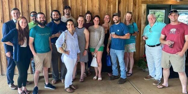 Group posing for photo.